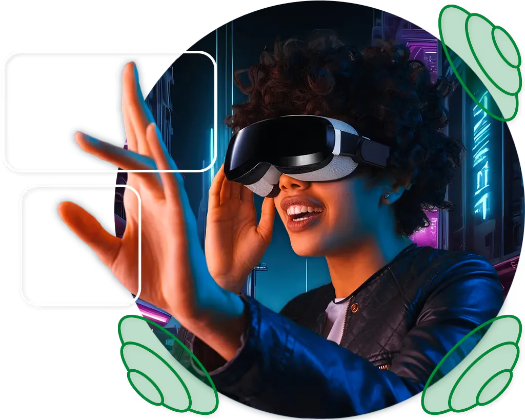 VR and AR immersive experience